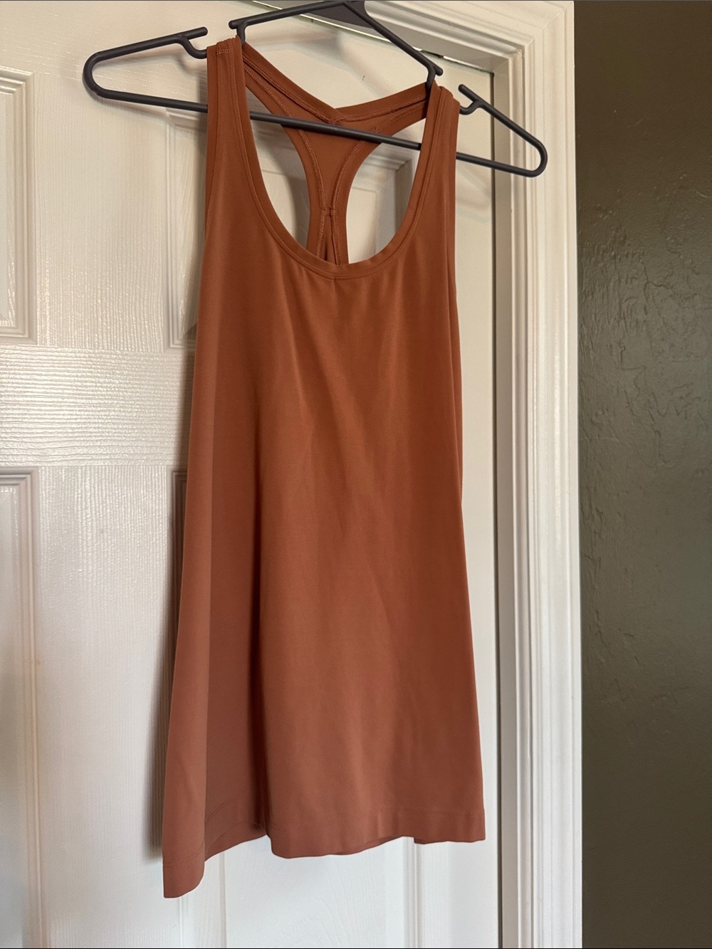 lululemon athletica Rust-Colored Racerback Tank